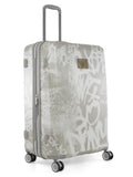 DKNY REBELLION Range Storm Grey & White Color Hard Case Abs Pc Film Large Size LUGGAGE