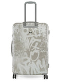 DKNY REBELLION Range Storm Grey & White Color Hard Case Abs Pc Film Large Size LUGGAGE