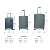 DKNY RAPTURE Range Colonial Blue Color Hard Luggage