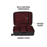 DKNY Token Hs Hard Large Silver Luggage Trolley