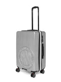 DKNY Token Hs Hard Large Silver Luggage Trolley