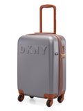 DKNY IDENTIFICATION Charcoal Color ABS Material Hard Trolley