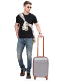 DKNY IDENTIFICATION Charcoal Color ABS Material Hard Trolley