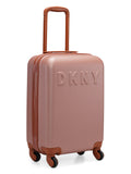 DKNY IDENTIFICATION Prim Rose Color ABS Material Hard Trolley