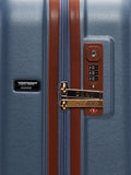 DKNY IDENTIFICATION Denim Color ABS Material Hard Trolley