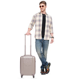 DKNY PROMO COLLECTION Ash Color ABS Material Hard Trolley