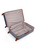 DKNY IDENTIFICATION Denim Color ABS Material Hard Trolley