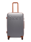 DKNY IDENTIFICATION Charcoal Color ABS Material Hard Trolley