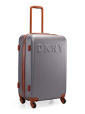 DKNY IDENTIFICATION Charcoal Color ABS Material Hard Trolley