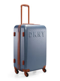 DKNY IDENTIFICATION Denim Color ABS Material Hard Trolley