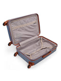 DKNY IDENTIFICATION Denim Color ABS Material Hard Trolley