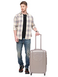 DKNY PROMO COLLECTION Ash Color ABS Material Hard Trolley