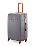 DKNY IDENTIFICATION Charcoal Color ABS Material Hard Trolley