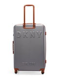 DKNY IDENTIFICATION Charcoal Color ABS Material Hard Trolley