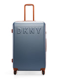 DKNY IDENTIFICATION Denim Color ABS Material Hard Trolley
