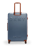 DKNY IDENTIFICATION Denim Color ABS Material Hard Trolley