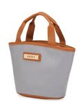 DKNY AUTOGRAPH Range Storm Grey Color Soft Case PVC Mini Tote