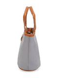 DKNY AUTOGRAPH Range Storm Grey Color Soft Case PVC Mini Tote