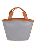 DKNY AUTOGRAPH Range Storm Grey Color Soft Case PVC Mini Tote
