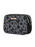 DKNY AFTER HOURS Black Logo Print Color 50D Polyster Material Soft Waist Bag