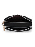 DKNY AFTER HOURS Black Logo Print Color 50D Polyster Material Soft Waist Bag
