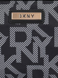 DKNY AFTER HOURS Black Logo Print Color 50D Polyster Material Soft Waist Bag