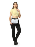 DKNY AFTER HOURS Strom Grey Color 50D Polyster Material Soft Waist Bag