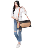 DKNY ADORN Range Bronze Color Soft One Size Duffel