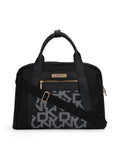 DKNY AFTER HOURS Black Logo Print Color 50D Polyster Material Soft Large Computer Bag