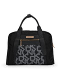 DKNY AFTER HOURS Black Logo Print Color 50D Polyster Material Soft Large Computer Bag