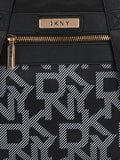DKNY AFTER HOURS Black Logo Print Color 50D Polyster Material Soft Large Computer Bag