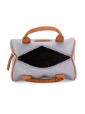 DKNY AUTOGRAPH Range Storm Grey Color Soft Case PVC Mini Size Duffle