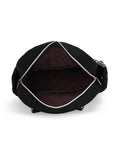 DKNY AFTER HOURS Black Logo Print Color 50D Polyster Material Soft Backpack