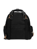 DKNY AFTER HOURS Black Logo Print Color 50D Polyster Material Soft Backpack