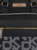 DKNY AFTER HOURS Black Logo Print Color 50D Polyster Material Soft Backpack