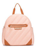 DKNY BIAS Peach Bloom Color Polyester Material Soft Backpack