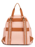 DKNY BIAS Peach Bloom Color Polyester Material Soft Backpack