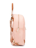 DKNY BIAS Peach Bloom Color Polyester Material Soft Backpack