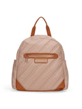 DKNY BIAS Cappuccino Color Polyester Material Soft Backpack