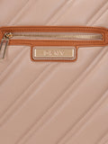 DKNY BIAS Cappuccino Color Polyester Material Soft Backpack