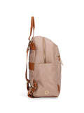 DKNY BIAS Cappuccino Color Polyester Material Soft Backpack