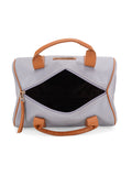 DKNY AUTOGRAPH Range Storm Grey Color Soft Case PVC Medium Size Duffle