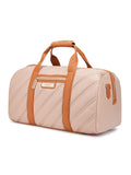 DKNY BIAS Cappuccino Color Polyester Material Soft Duffel