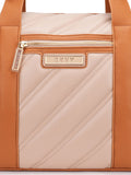 DKNY BIAS Cappuccino Color Polyester Material Soft Duffel