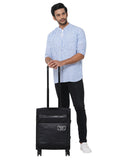 DKNY GLOBE TROTTER Range Black Color Soft Luggage