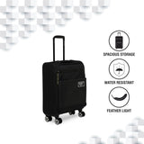 DKNY GLOBE TROTTER Range Black Color Soft Luggage