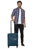 DKNY GLOBE TROTTER Range Teal Color Soft Luggage
