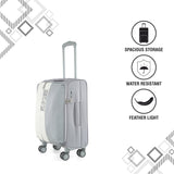 DKNY INSTINCT Range Storm Grey Color Soft Case Poly Twill Cabin Size LUGGAGE