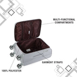 DKNY INSTINCT Range Storm Grey Color Soft Case Poly Twill Cabin Size LUGGAGE