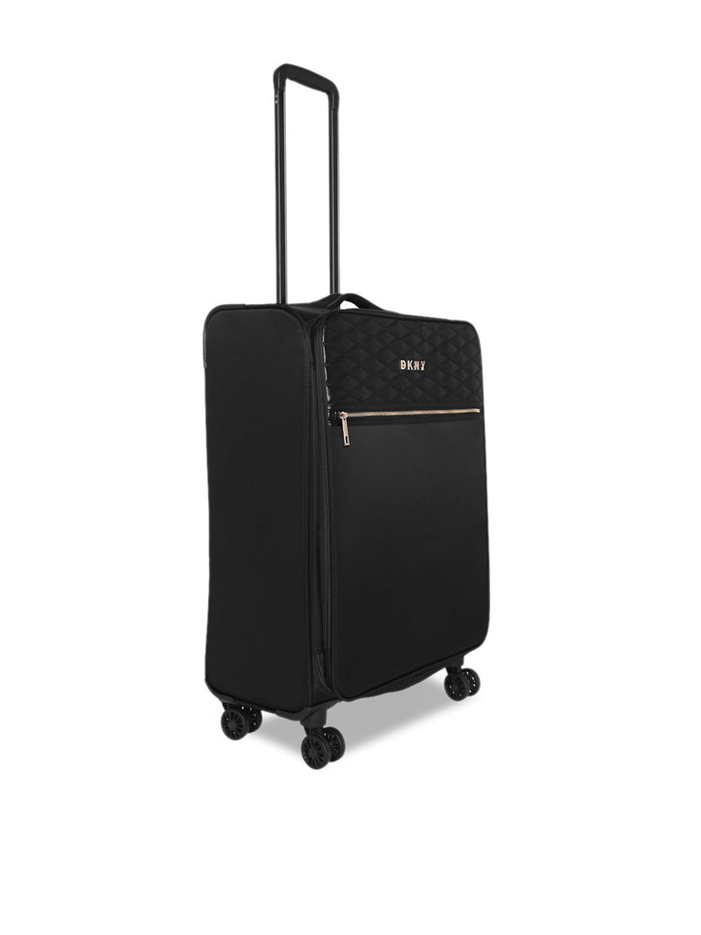 DKNY QUILTED SOFT Range Black Color Soft Luggage BEAUTY SCENTIMENTS